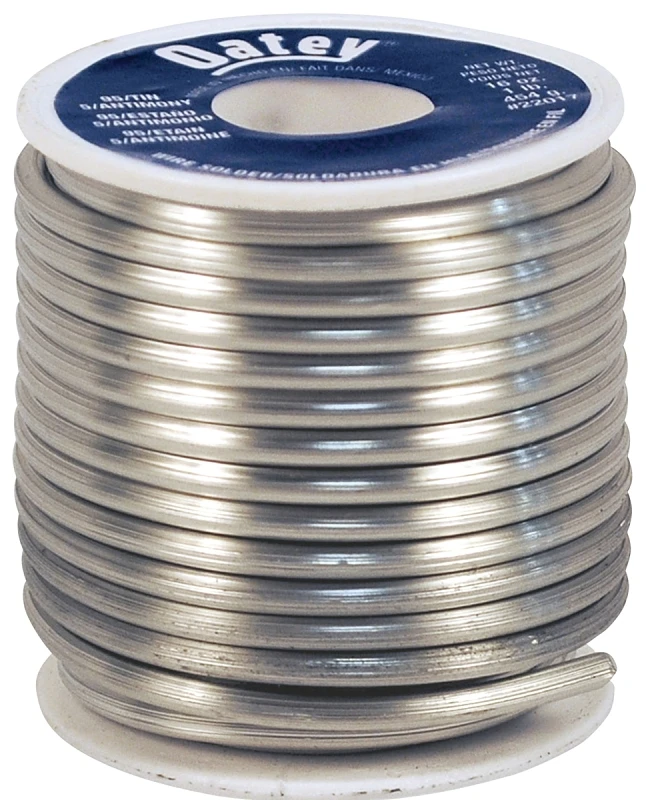 Lead-free Plumbing Wire Solder 0.117 In. Diameter Tin/antimony 95/5 Model 22018
