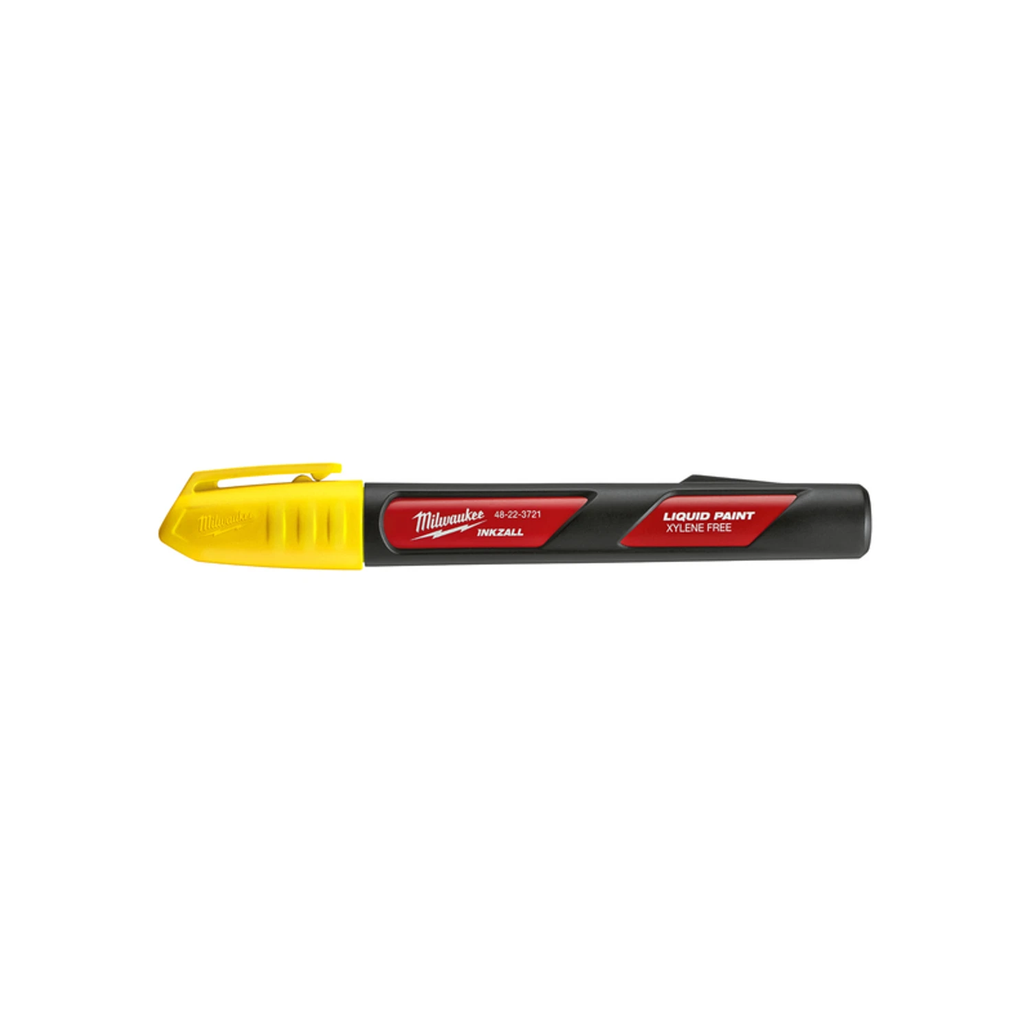 Inkzall Yellow Liquid Paint Marker, Nib Point, 6 In, Model 48-22-3721, 1 Ct.