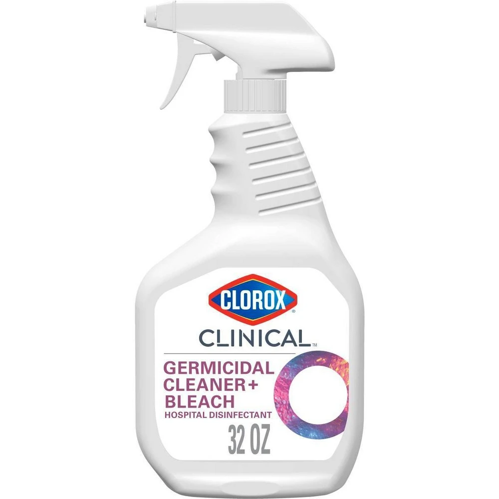 Clinical Germicidal Cleaner + Bleach Spray, 32 oz.
