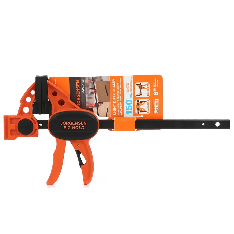 Bar Clamp, EZ Hold, Light-Duty, 6-In.