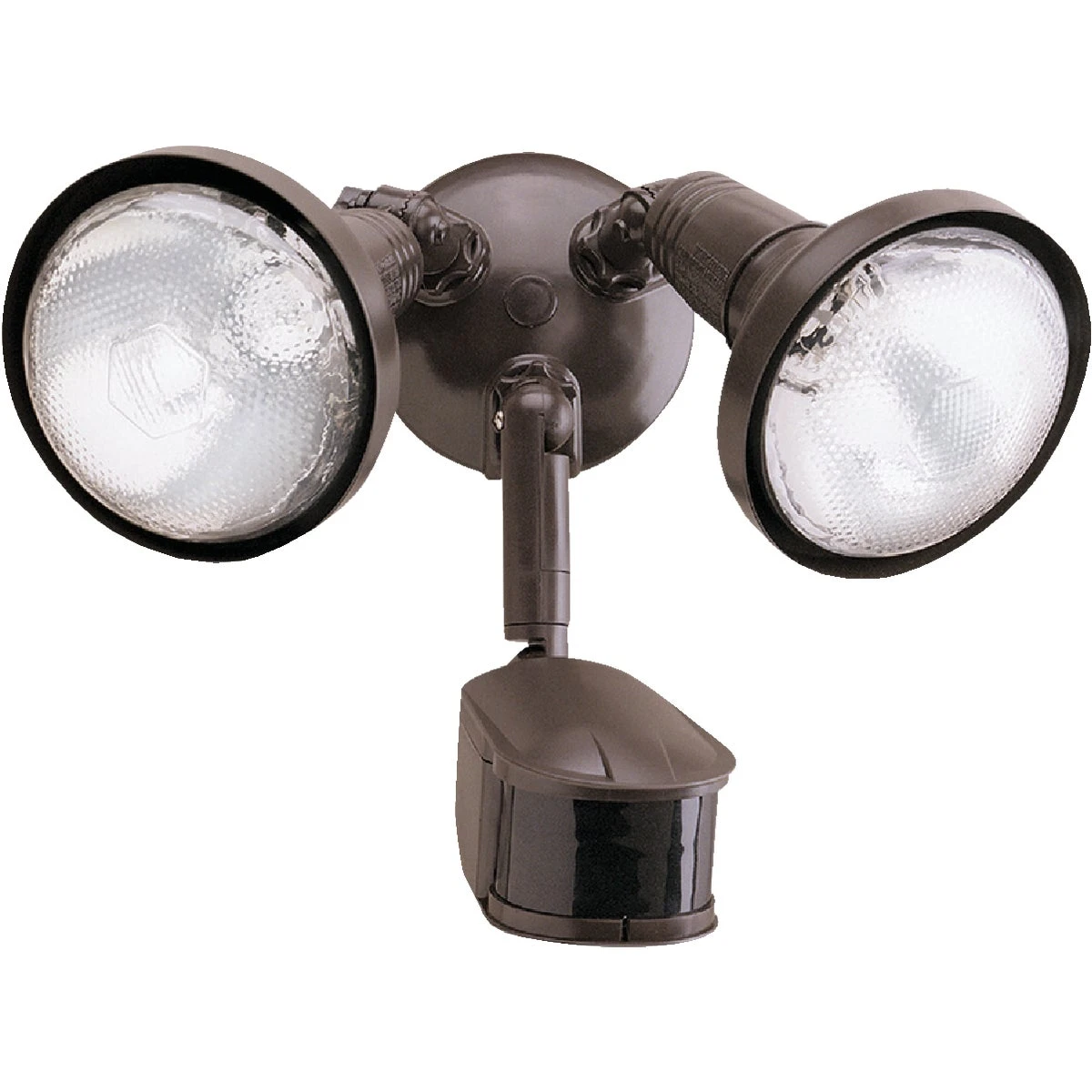 Bronze Motion Sensing Dusk To Dawn Incandescent Floodlight Fixture - Model Ms245r