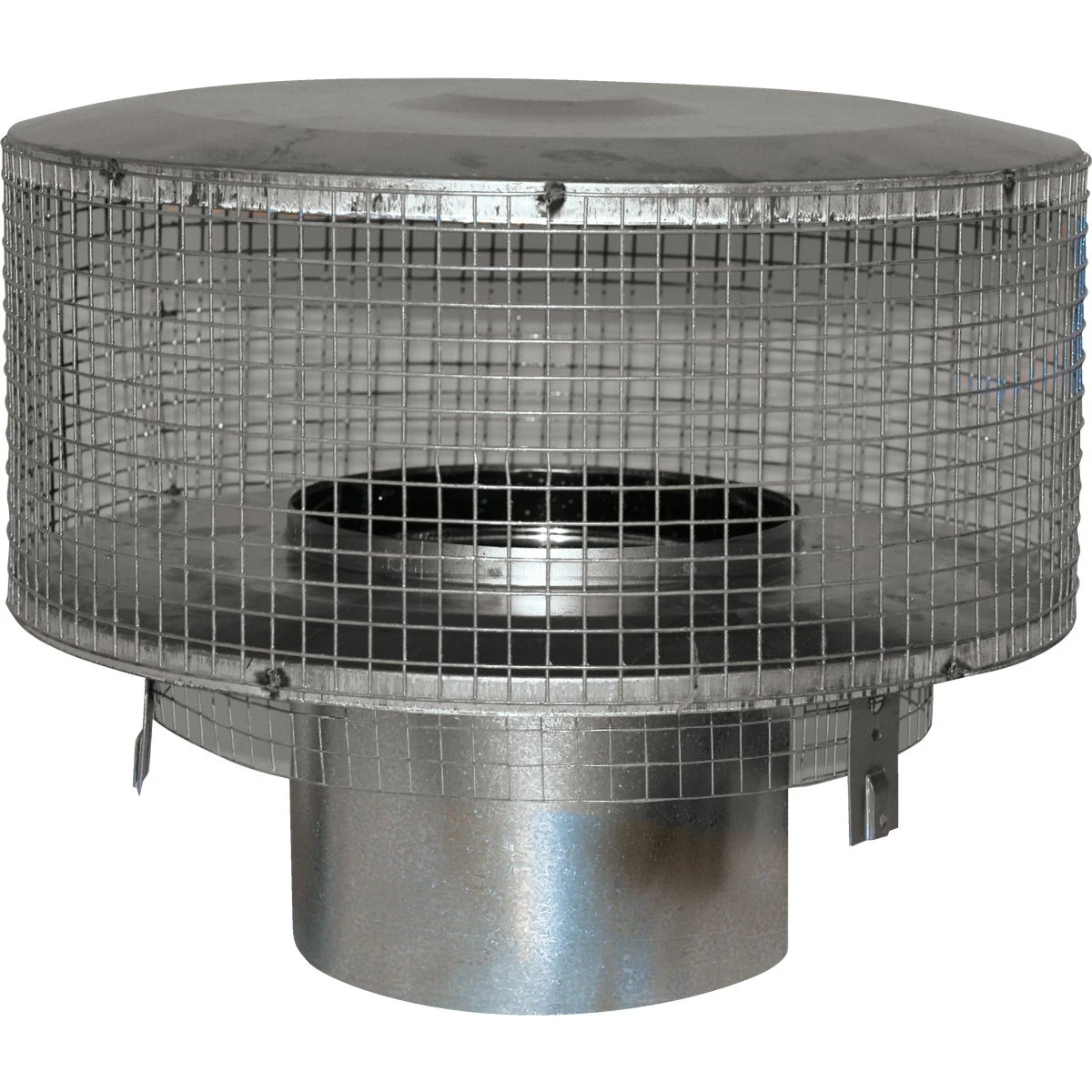 8 In. Ihp Pipe Chimney Cap With Slip Section For Woodburning Fireplace
