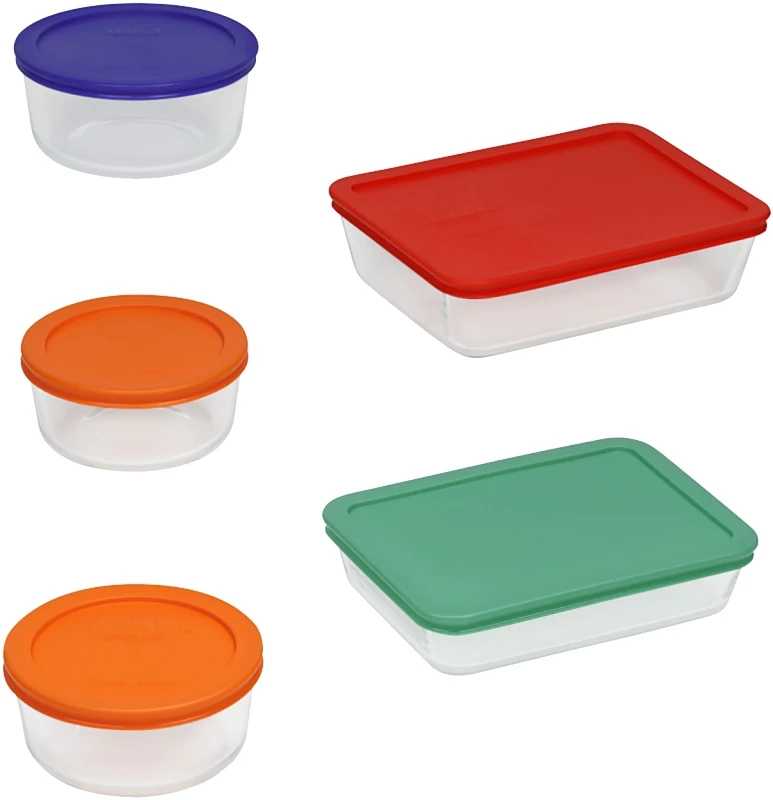 Simply Store 10-piece Glass Storage Bakeware Set With Assorted Lids