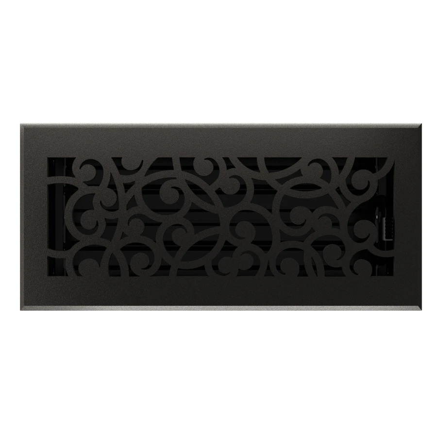 Wonderland 4 In. X 10 In. Cast Iron Steel Floor Register Rg3374