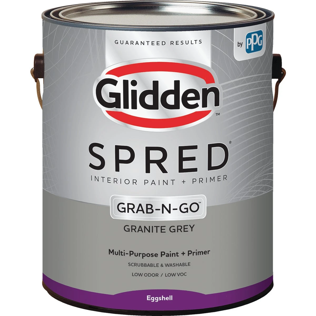 Spred Interior Paint + Primer Granite Grey Eggshell 1 Gallon