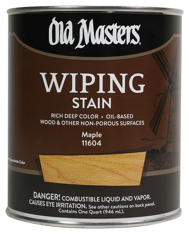 Wiping Stain, Oil-Based, Maple, 1-Qt.