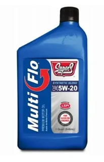 One Quart 5W-20 Synthetic Blend Motor Oil for Engine Lubrication
