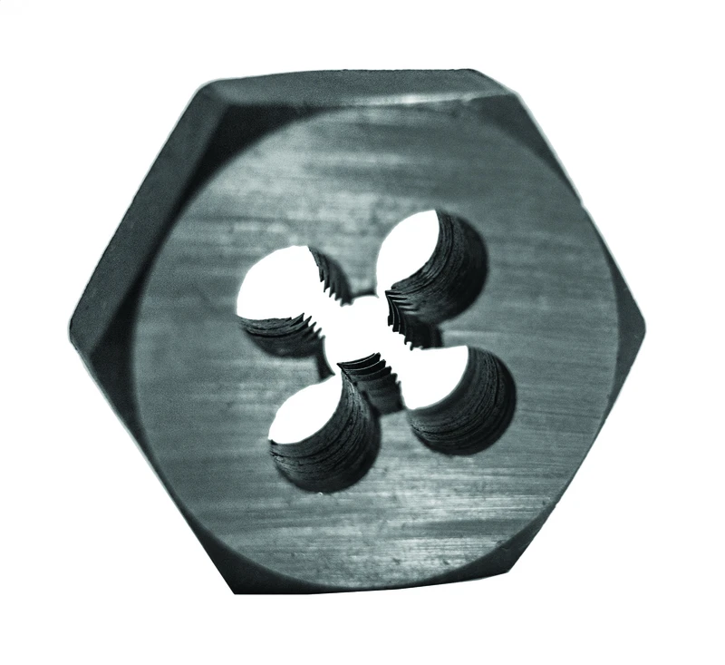 Fractional Hex Die, 3/8-24 National Fine, 1-In.