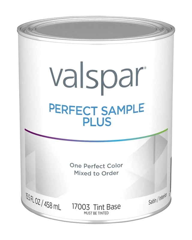 Perfect Sample Plus 1 Pint Latex Satin Interior Paint Tint Base