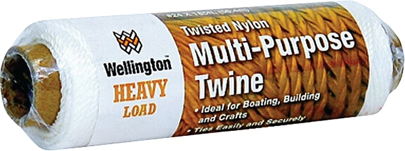 #24 Diameter 185 Ft Long White Twisted Nylon Twine - Model G5124z0185