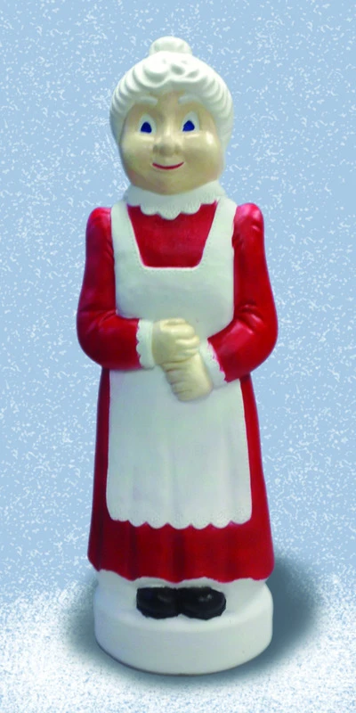 Lighted Mrs. Claus Blow Mold Christmas Decoration 40.5 In. Resin 1 Pk