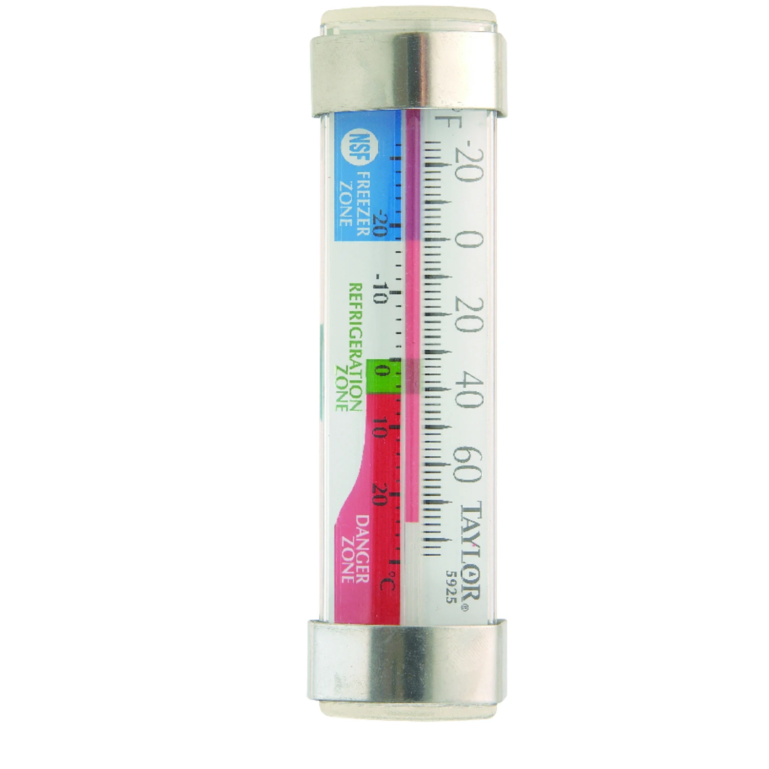 Freezing Guide Thermometer, Stainless Steel Clips