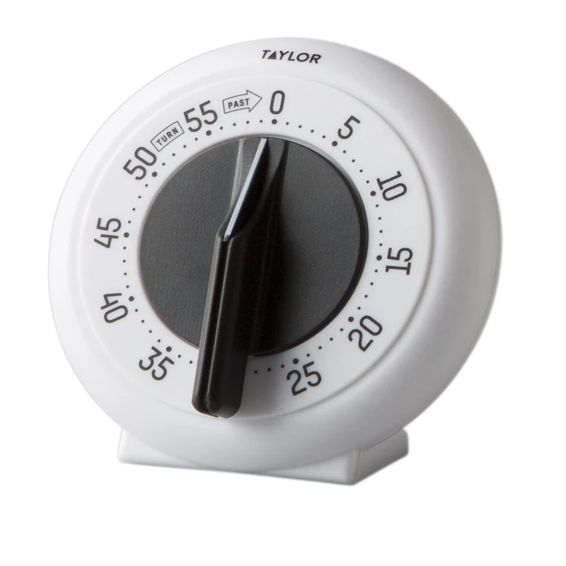 Kitchen Timer, 60-Minute, White