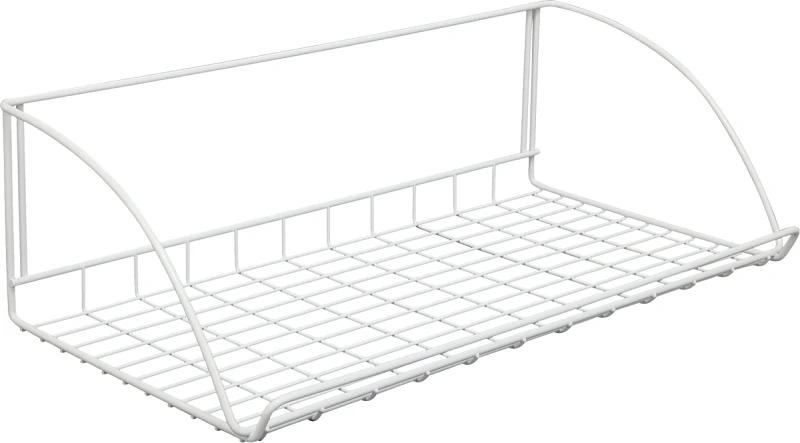 18 In. W. X 12.25 In. D. Ventilated Hanging Shelf Kit, White