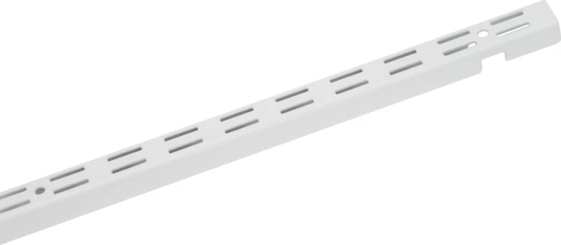 30-In. White Wall Shelf Track