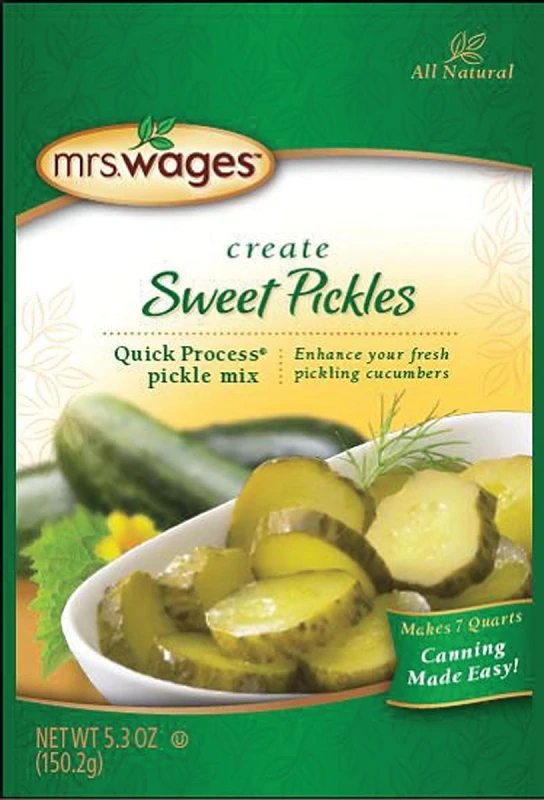 Mrs. Wages W624-J7425 Sweet Pickle Mix, 5.3 oz Pouch
