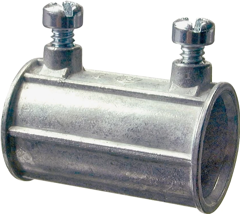 Conduit Fitting, EMT Screw Coupling, 3/4-In.