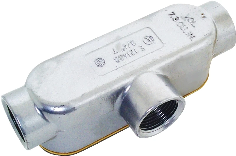 Threaded Oval Conduit Body, Type T, 3/4-In.