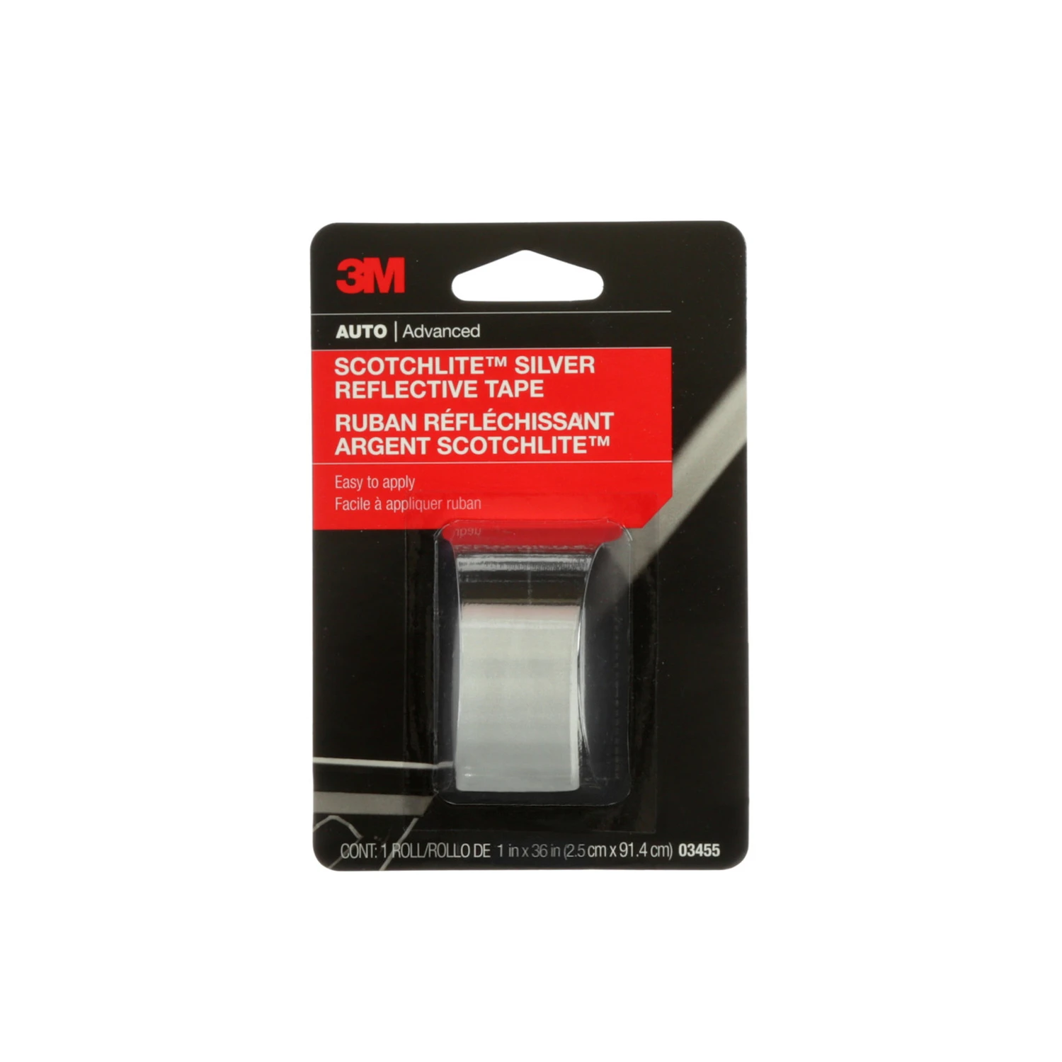 REFLECTIVE SFTY TAPE WHT 1X36