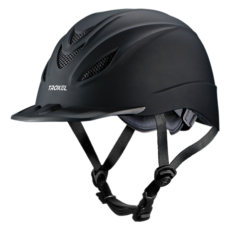 Intrepid Low Profile Performance English Riding Helmet, Black, Small