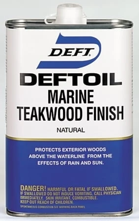1 Quart Deftoil Marine Teakwood Finish - Model 182-04