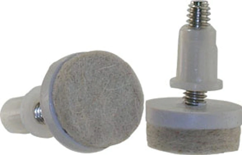 1 In. Threaded Stem Furniture Glides With Felt Base, 4-pack, Model 9908