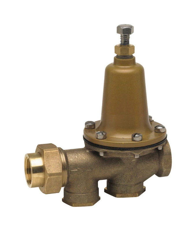 3/4 In. Fnpt Brass Pressure Reducing Valve Double Union Lead Free EA