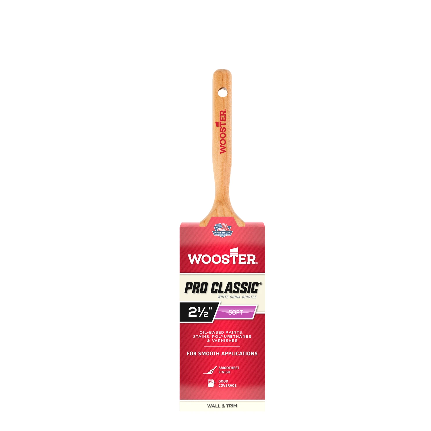 Platinum 2-1/2 Inch Chiseled Paint Brush For Professional Finishes