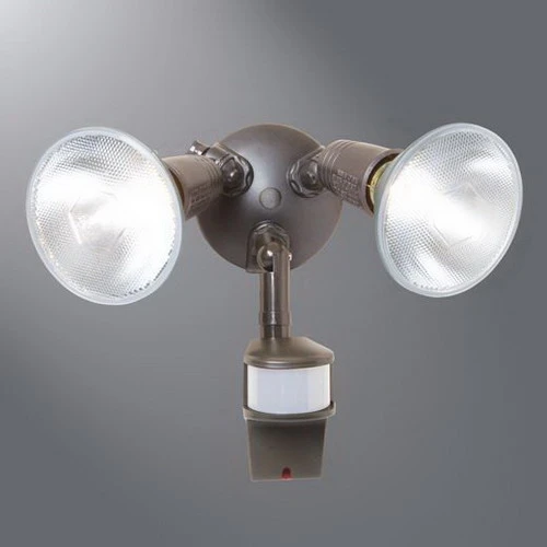 All-pro 180-degree Doppler Motion-activated Floodlight Ms185d With 200-watt Halogen