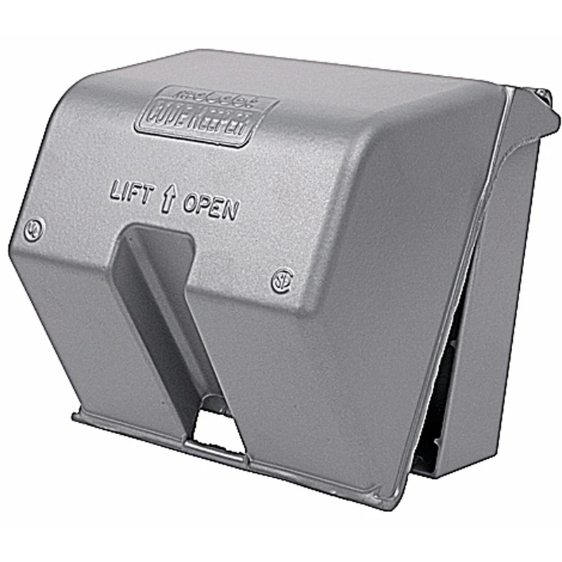 Code Keeper Rectangle Aluminum 2-gang Weatherproof Box Cover 2cku