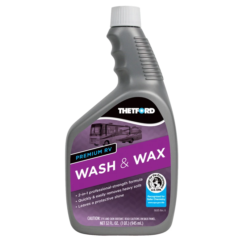 Premium Rv Wash And Wax 32 Oz - Multi-surface Cleaner For Rvs, Boats, And Vehicles