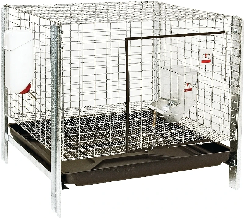 Pet Lodge Metal Rabbit Hutch Kit, 24 In. W X 24 In. D X 16 In. H
