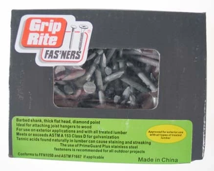 12d 1-1/2 In. Joist Hanger Nails Hot-dipped Galvanized Steel 1 Lb