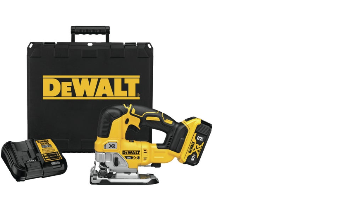 20-Volt MAX XR Cordless Jig Saw Kit, Battery