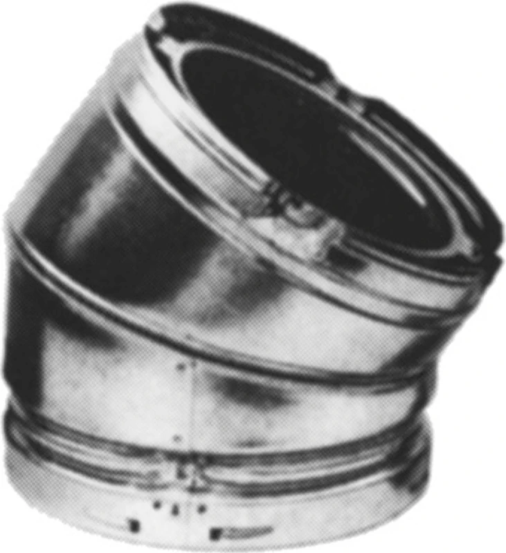 6hs-030 30-degree Offset Chimney Pipe - 6 Inch, 3 Wall