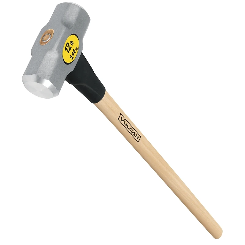 34506 12 Lb Sledge Hammer With 36 Inch Hickory Handle And Forged Steel Head