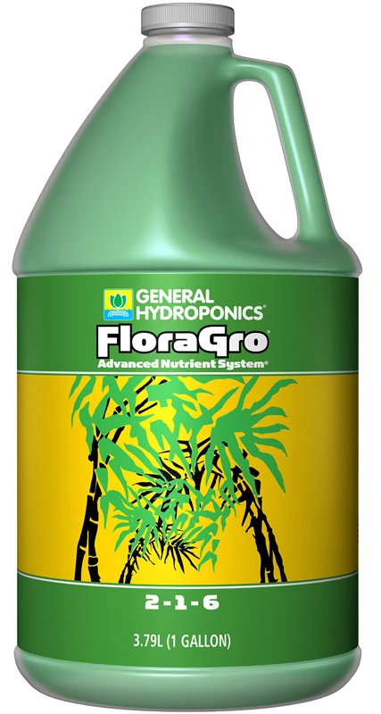 Floragro Nutrient System 1 Gallon For Hydroponics And Potted Plants