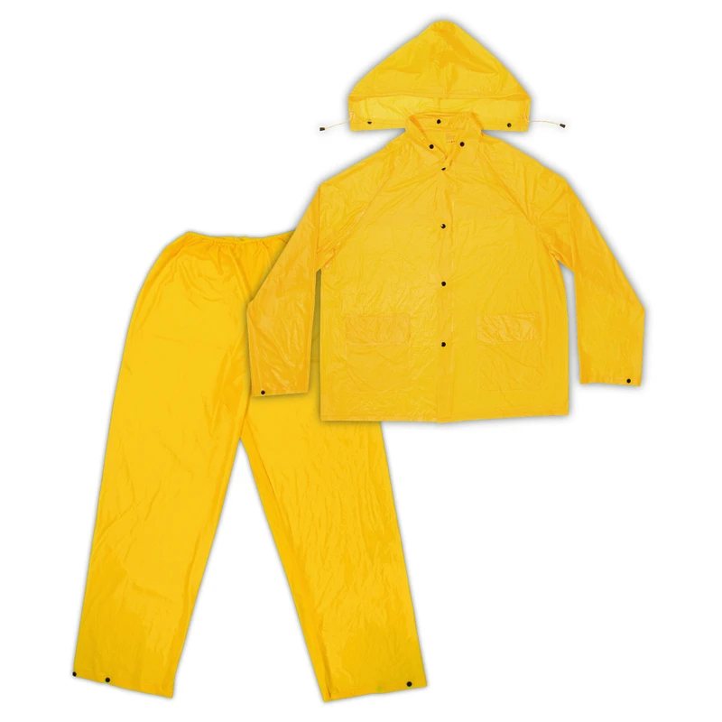 R1062x Xxl 3-piece Pvc Rain Suit - Yellow