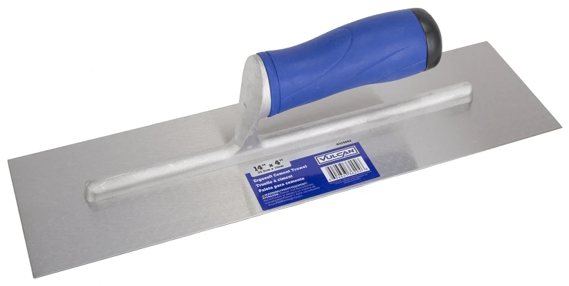 36204 Cement Trowel, 14 In L X 4 In W, Ergonomic Handle, Right Angle End