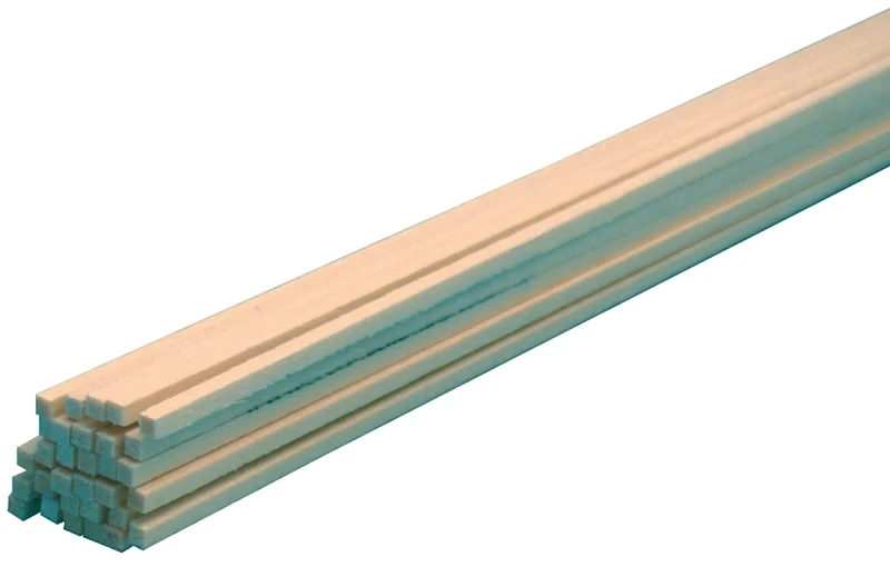 4022 Basswood Strip 1/16 X 1/16 X 24 In. Pack Of 60