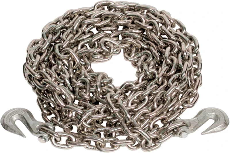 S-line Grade 43 Transport Chain With Hooks, 3/8 Inch X 20 Feet, 5400 Lb Capacity
