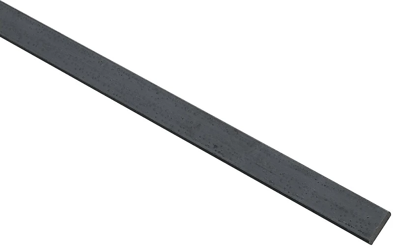 Plain Steel Solid Flat Bar, 1 x 48 x 1/4 In.