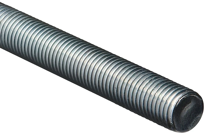 Threaded Rod, Zinc, 1-8 x 36 In.