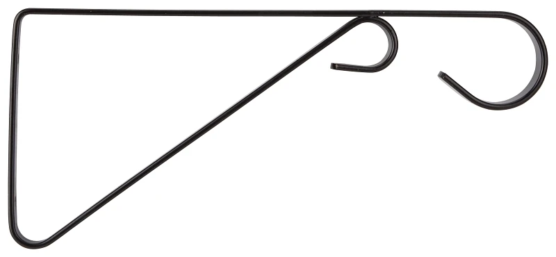 Gb0353l 9-inch Black Steel Hanging Plant Bracket For Wall Mounting