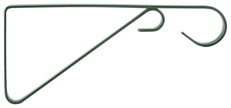 Gb0363l 9-inch Green Hanging Plant Bracket - Steel Wall Mount