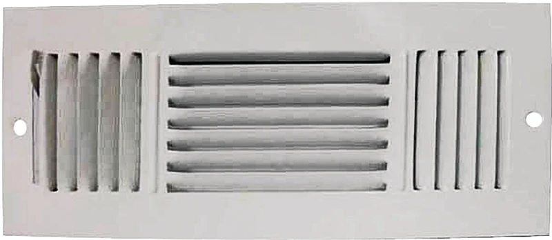 Sw03-12x4 12" X 4" 3-way Sidewall Register In White