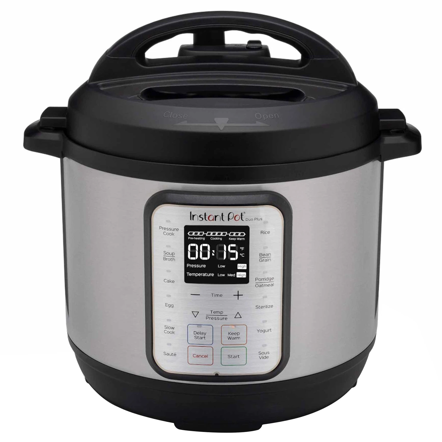 Duo Plus 6 Quart Stainless Steel 9-in-1 Multi-use Pressure Cooker