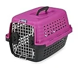 Compass Fashion Kennel, Hot Pink/black, 19" L X 13" W X 12" H, X-small