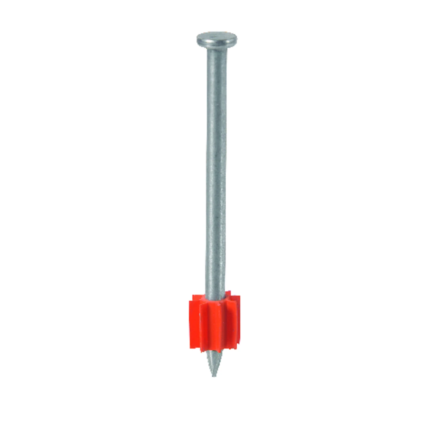 Ramset 1516 Drive Pin, 0.145 in Dia Shank, 2-1/2 in L, Steel, Zinc-Plated