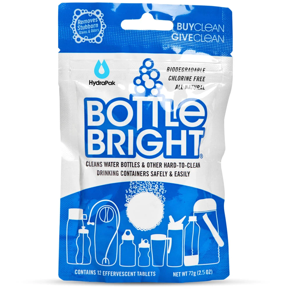 Summit BTB-00839 Bottle Bright Biodegradable All Natural Effervescent Bottle Cleaning Tablets